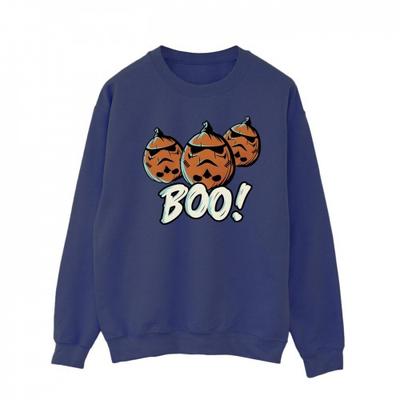 Mens Boo! Stormtrooper Pumpkin Sweatshirt