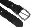 Wide leather belt R-PS-01-100-3330 Black