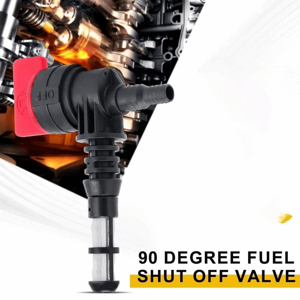 2pcs 90 Degree Lawn Mower Fuel Valve Universal DIY Fuel Shut Off Valve Gas Valve for 192980GS 208961 25 462 03-S 25-462-03-S
