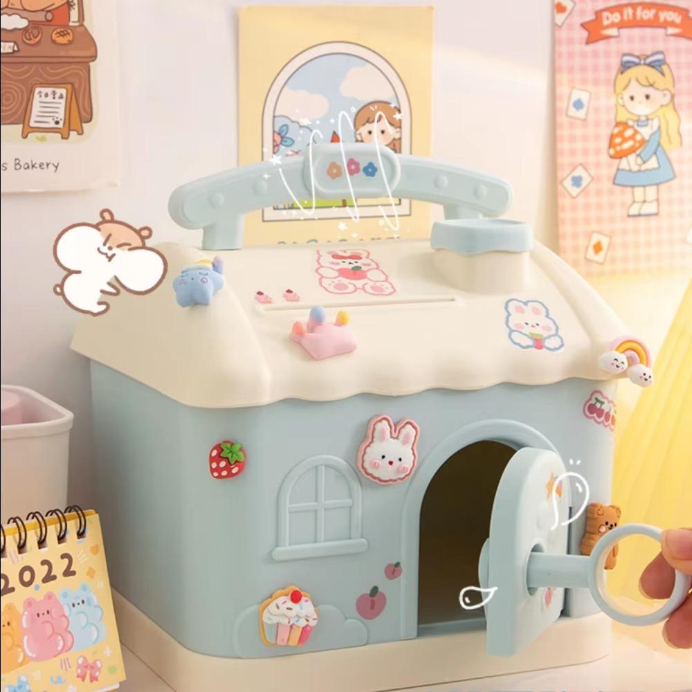 Children Savings Bank Square Money Boxes 2025 Anime Piggy Bank New Year Gift