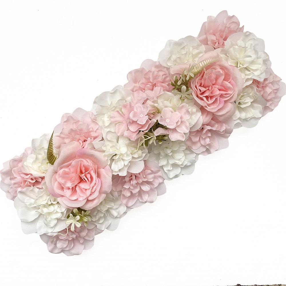 Wedding Simulation Flower Silk Flower, Decorative Fake Flower Row Hotel Flower Wall Road Lead Wedding Arch Flower Arrangement