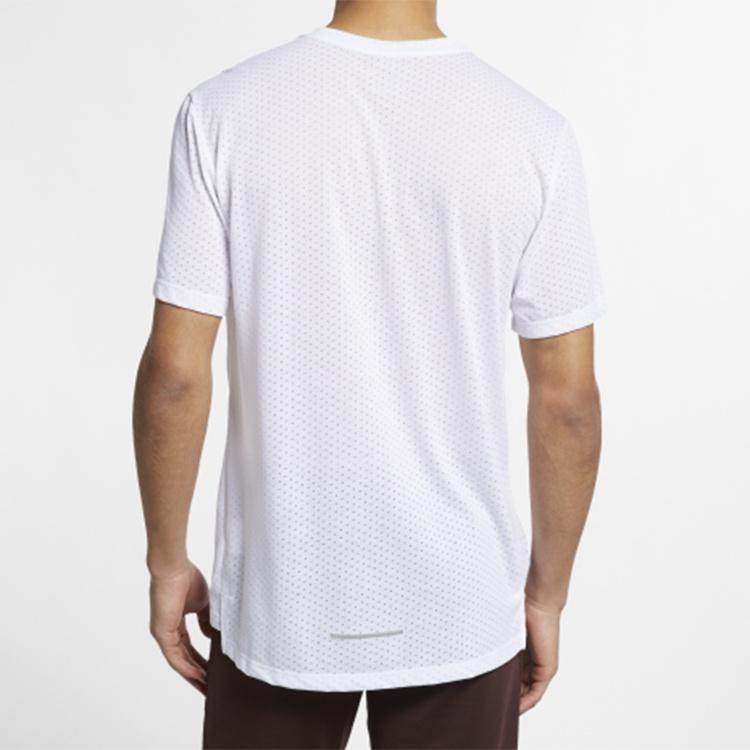 Nike Rise 365 Short-Sleeve Running Top Men White Men's AQ9920-100