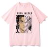 Anime Attack On Titan T Shirt AOT Eren Yeager Graphic Print Clothes Tops Fashion Cotton Short Sleeve Tshirt Women Men
