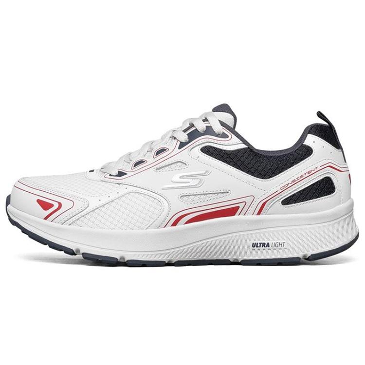 Skechers Go Run Consistent White/Black/Red Men s 220081-WNVR EU 39.5