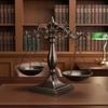 Decorative Balance of Fairness Versatile Balance of Fairness Sculpture Decorative Balance Scale Handmade Vintage Balance Scale