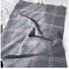New Plaid Scarf Women's Imitation Cashmere Fringed Shawl Autumn and Winter Warm and Thickened Scarf Elegant Casual Scarf for Women