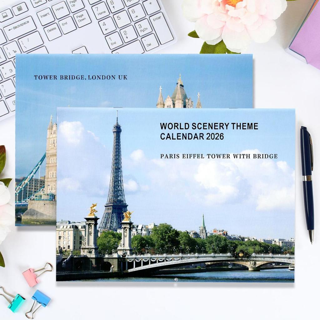 2026 Landscape Calendar Beautiful Landscape Monthly Wall Calendar 2026 Schedule Appointment Organizer Planner for Home Office