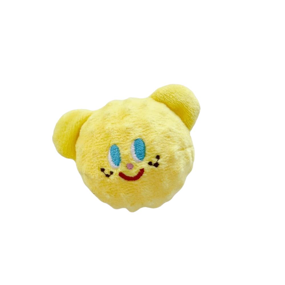 Rubber Squeaker Dog Toy Cartoon Interactive Pet Toy Dog Sound Chew Toy  Dog Grinding Teeth жёлтый