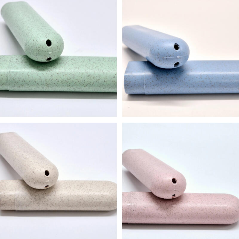 Portable Slim Toothbrush Case Travel Toothbrush Holder In 4 Colors