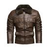 New Men's Leather Jacket Men's Coat Motorcycle Suit Modern Tough Guy Leather Men Plus Velvet
