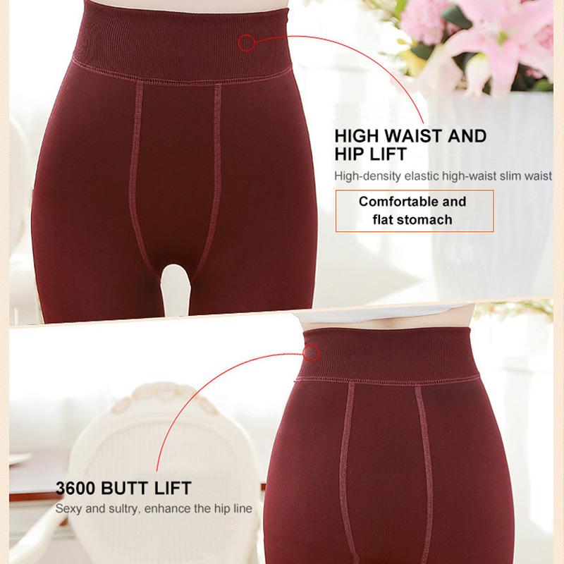 Leggings 300g Ispessiti in Velluto Plus da Donna Taglie Forti Velluto Perla Pantaloni All-in-one Pantaloni Caldi