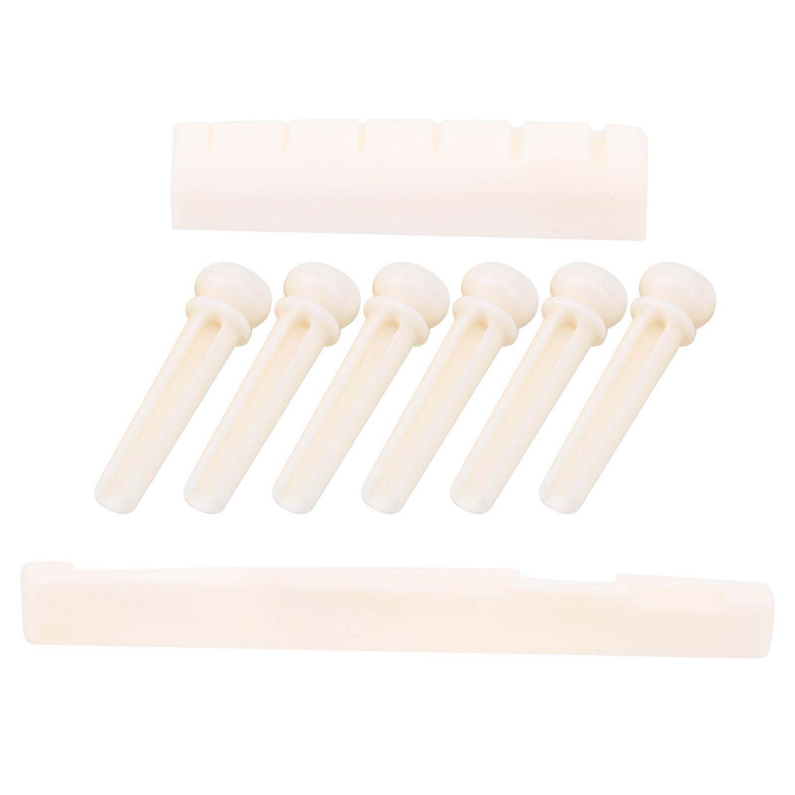 

String Stud Ox Bone Guitar Nut and Saddle Nails Replacement Musical Instrument Accessories