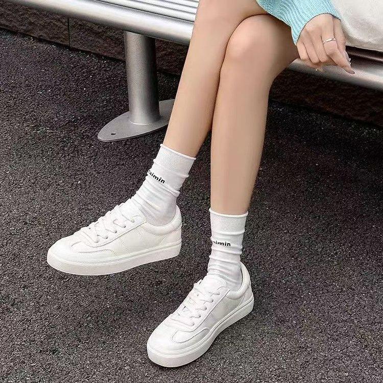 Comfortable casual autumn new niche sports shoes casual flat baseplate shoes