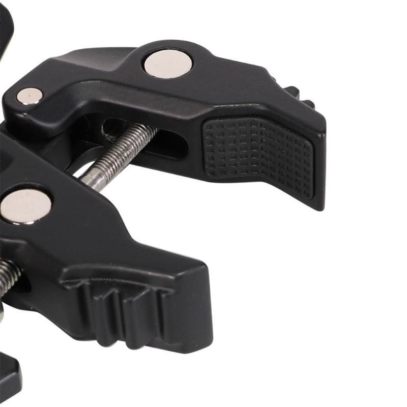 Heavy Duty Aluminum Clamp For Photography Studio Equipment Mounting Large Capacity Heavy Duty Mounting Accessories