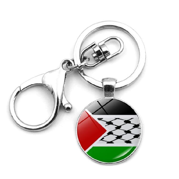 

Durable PSE Flag Keychain Men Women Keyring Stylish Alloy Key Chains Ornament