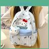 Hello Kitty Mädchen Rucksack Aus Atmungsaktivem Nylonmaterial Für Schule Und Reisen