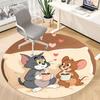 1pcTom Jerry Office Round Area Rug, Indoor Mat Suitable For Office,Bedroom Living Room Home Decor, Room Deco a0928116