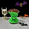 3D Printed Witch Fruit Ornament Creative Wide Use Skull Fruit Figurine Scary Easter Decoration Halloween Decoration Holiday