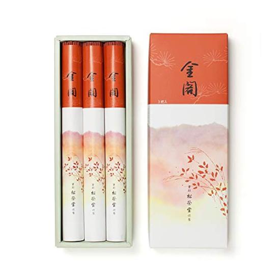 

Kinkaku Kinkaku Long 3 шт. в упаковке, длинные благовония, 220 мм Shoeido