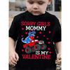 European Sizes Boys' Funny "Sorry Girls Mommy Is My Valentine" Dinosaur Truck T-Shirt - Casual Round Neck Tee