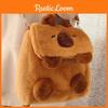 Capybara Cute Cartoon Plush Backpack With Adjustable Straps For Use Daily