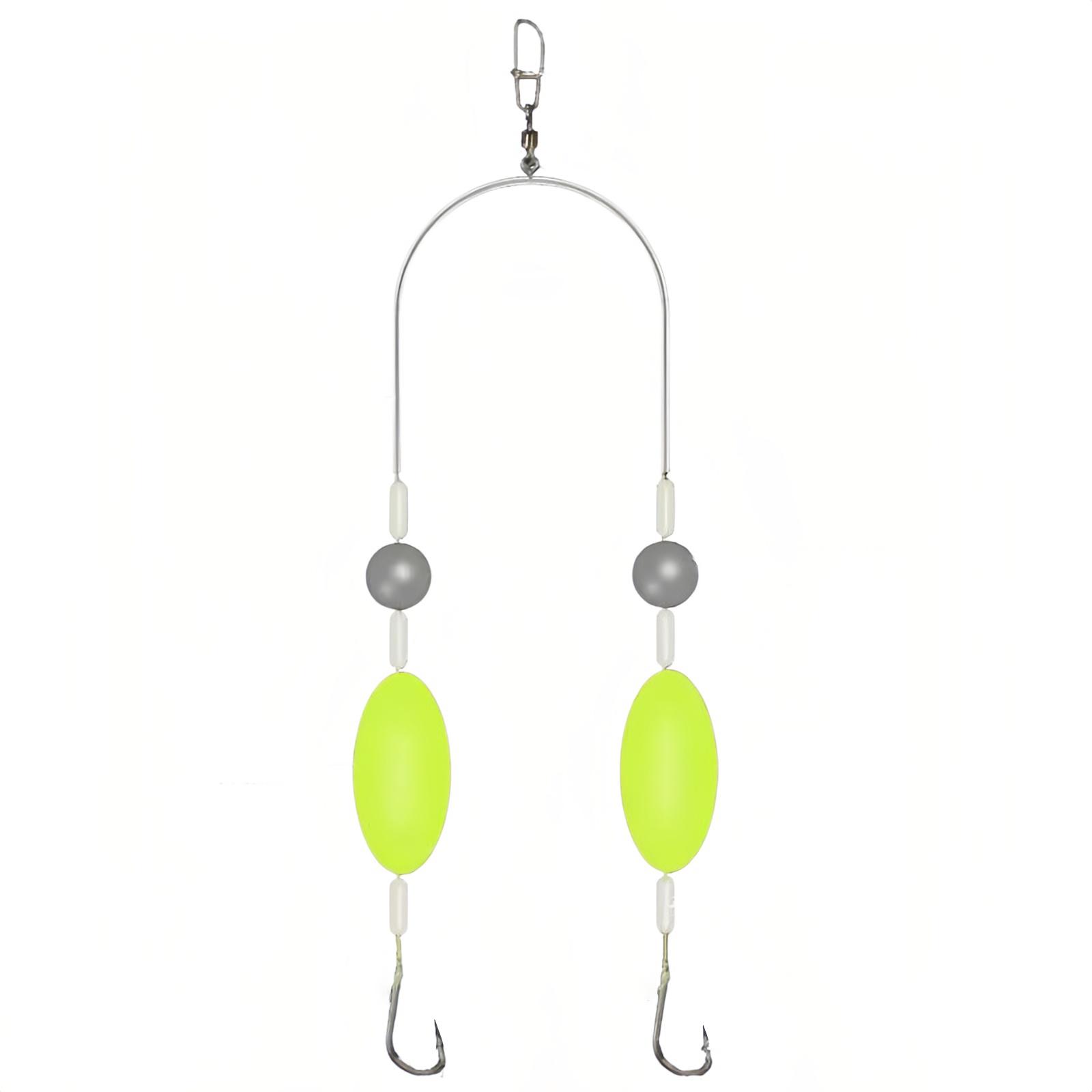 

1/5/10Pcs Double Reverse Fishing Hook Off-Bottom Double Hook Rig Set for European Carp Fishing, Bypass Weeds Stones & Silt No.12