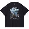 230 Gsm 100% Cotton Heavy Metal T-Shirt  Rock Band Popular Music Print Unisex Heavy Cotton T Shirt