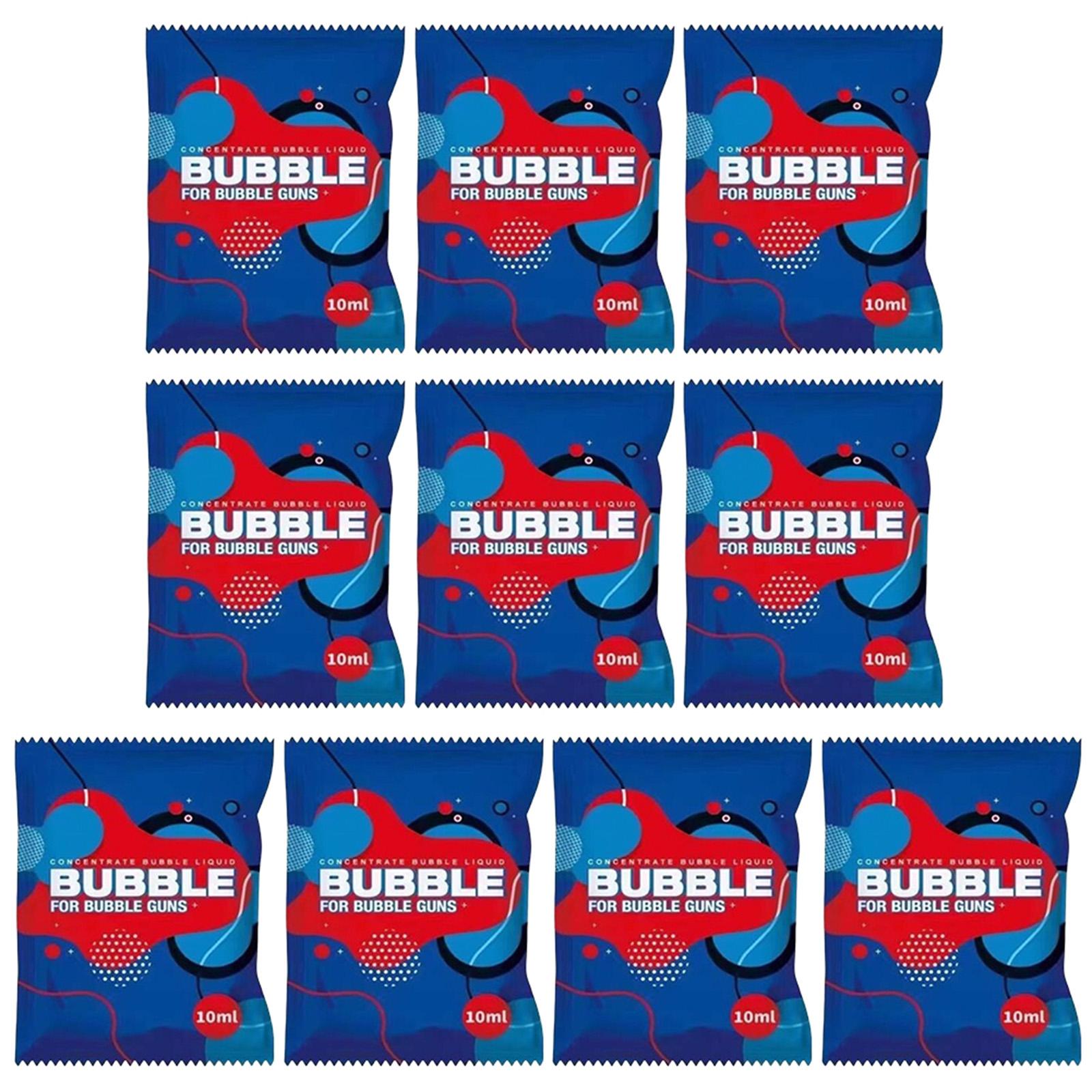 

10 Pcs Concentrate Soap Water for Bubble Machines Wands and Toys Bubble Liquid Bubble Concentrate Liquid for Kids Boys and Girls синий