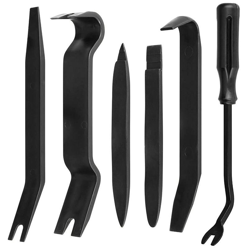 

Набор инструментов для снятия автомобильной аудиосистемы и отделки салона - 5 пластиковых монтировок и 6 отверток для снятия клипс