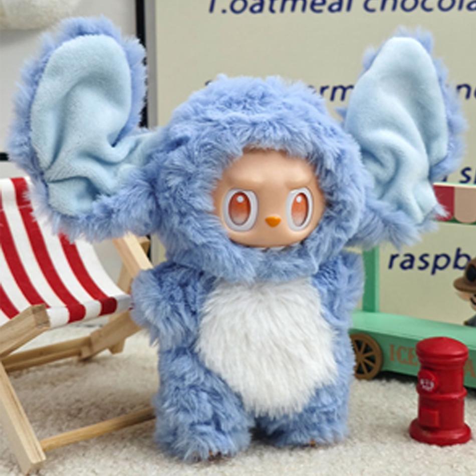 17cm Labubu Clothes Halloween V1 A2 A3 Plush Doll Accessories Labubu Designer Clothes Pumpkin Costume Set