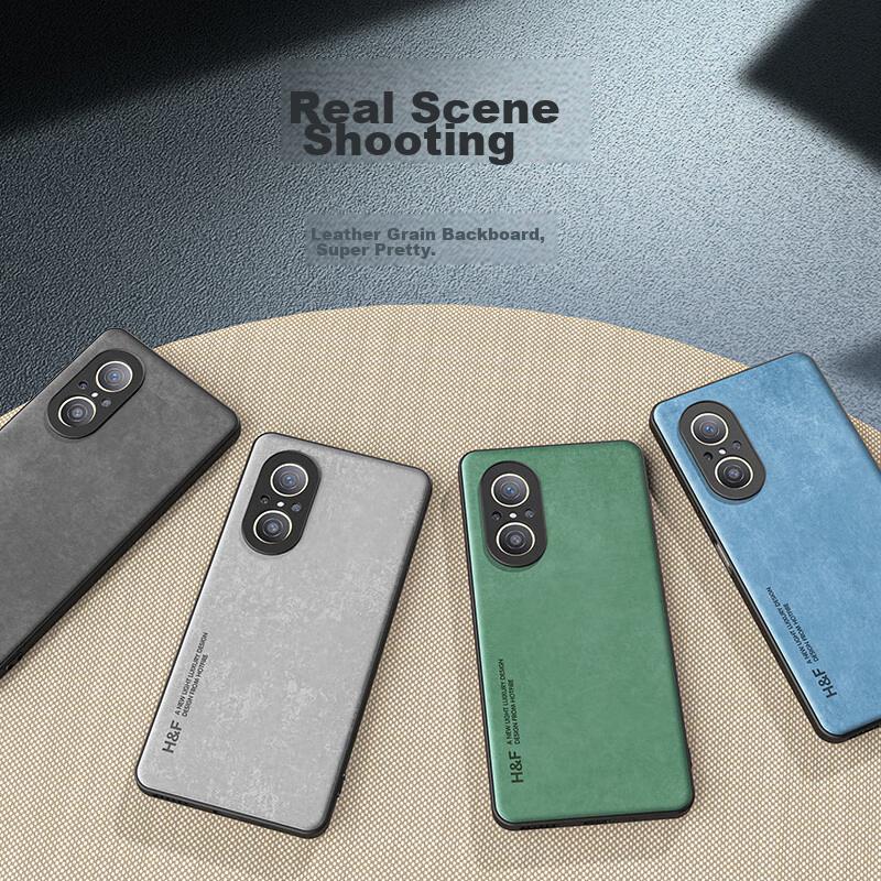 HotFire Phone Case for Huawei Nova 10 Youth Edition And Nova 9 SE, Upgraded Skin-Like Matte Lens Full Protection Silicone Case - Coral Blue