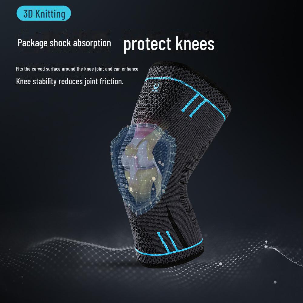 Vilico utendørs knebeskyttere - støtdemping, sklisikker silikon, trykkstøtte for basketball, fotball og fjellklatring (Høst og sommer)