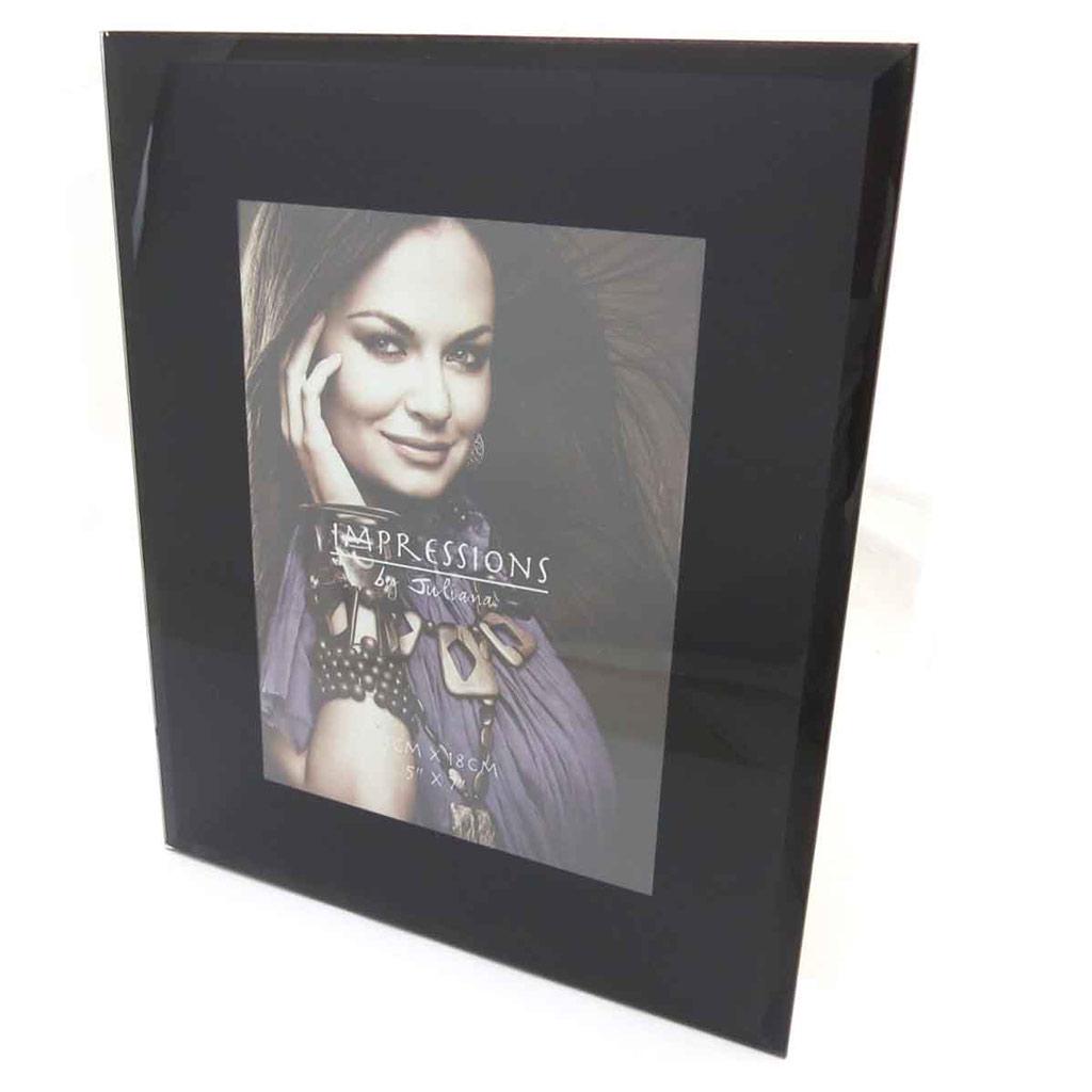 Les Trésors De Lily [J8396] – Schwarzer „Design“-Fotorahmen (13 x 18 cm)