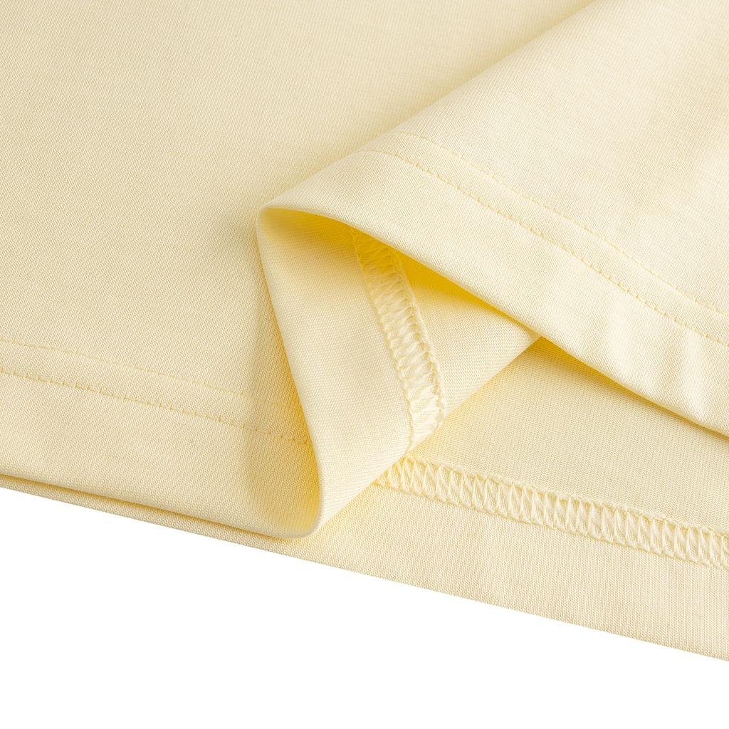 Anta Loose Fit Short Sleeve Knitted T-Shirt Summer 2026 Unisex tops Banana-Yellow 972628102-5