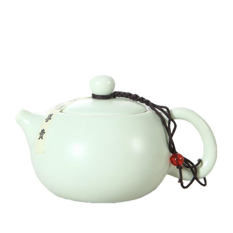 Dingyao Xishi Pot Ceramic Travel Tea Set Portable One Pot Four Cups Kuaike Cup Business Gifts