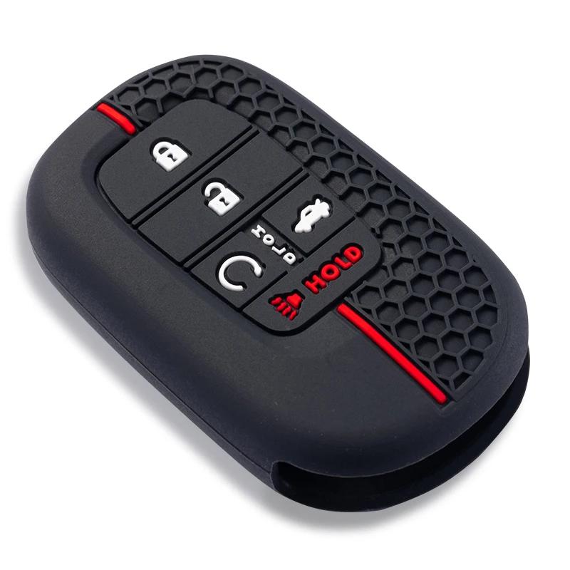 5 Buttons Silicone Car Key Cover Protect Case For Honda Civic 11Th Gen Ve-1 Accord Accord Vezel Pilot Freed Crv