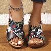 Women's Stylish Sandals Flat Shoes Comfortable Beach Sandal for Summer