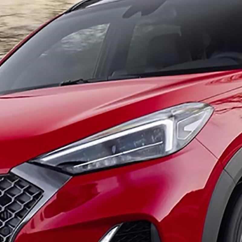 HYUNDAI TUCSON 2017- için TPU Araç Dış Far Çizilmez Koruyucu Film Farlar Tamir Etiket Aksesuarları Modifikasyon