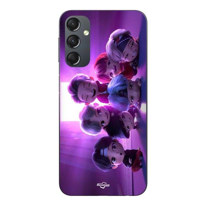 Case For Samsung Galaxy A24 Bts Group Animation Kpop Maniacase