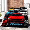 Custom Name Blanket Car Art Home Decor Soft Cozy For All Seasons Perfect Gift For Friends And Familyt49