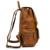 Herrenrucksack Crazy Horse Leder Retro Damenrucksack Kopf Rindsleder Studenten Rucksack Lässig