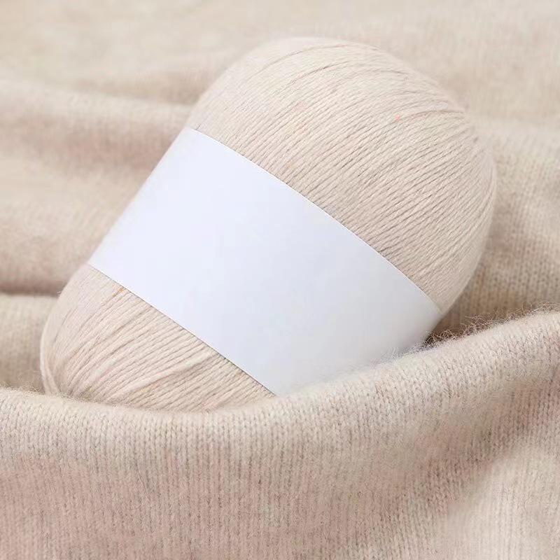 Hand-woven Cashmere Yarn - 3 Ply Soft Wool for Sweaters - Spot Processed Ball of Yarn