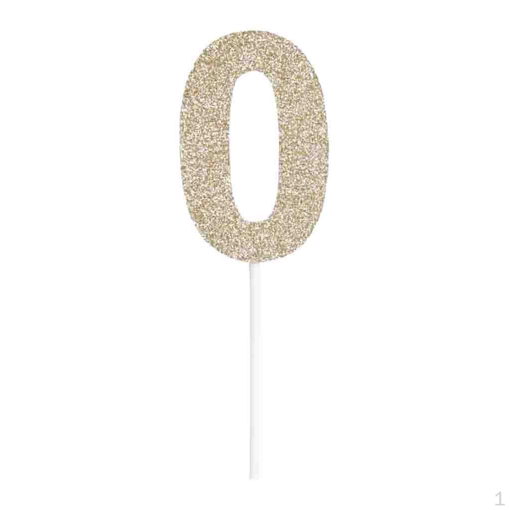 

0-9 Выбор Кексов Торт Топпер День Рождения 7