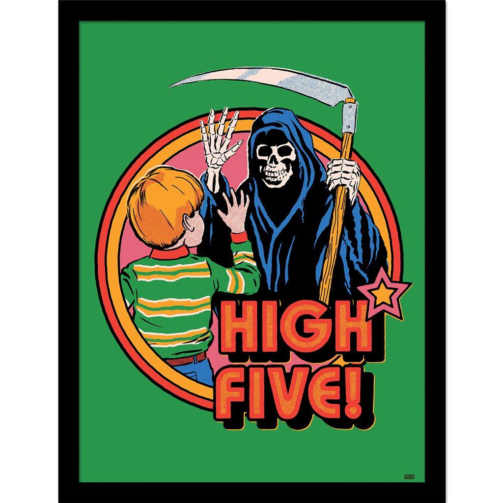 Steven Rhodes High Five Framed Poster