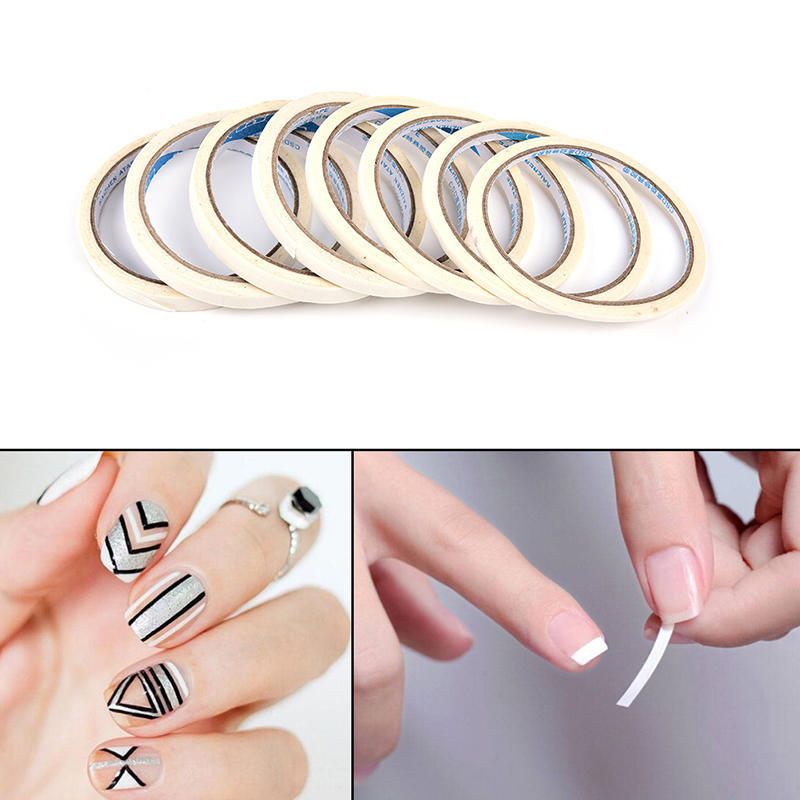 

DIY Лента Наклейка Маникюр Nail Art Советы Rolls Waves Striping Tape Line Sticker