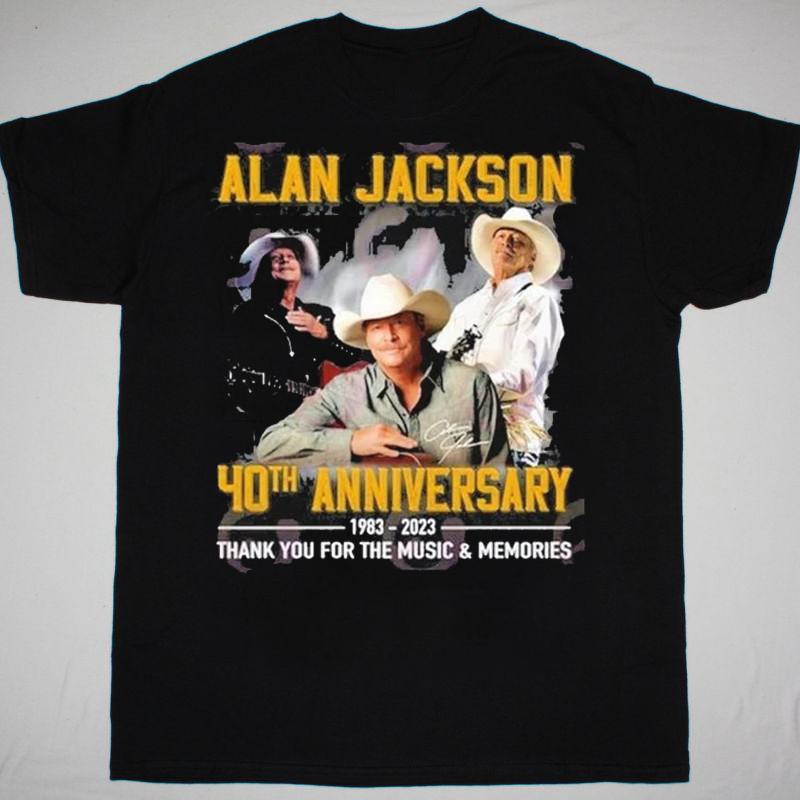 

Alan Jackson 40th Anniversary 1983 – 2023 Thank You For The Music T-Shirt LI131 Unisex T-Shirt L