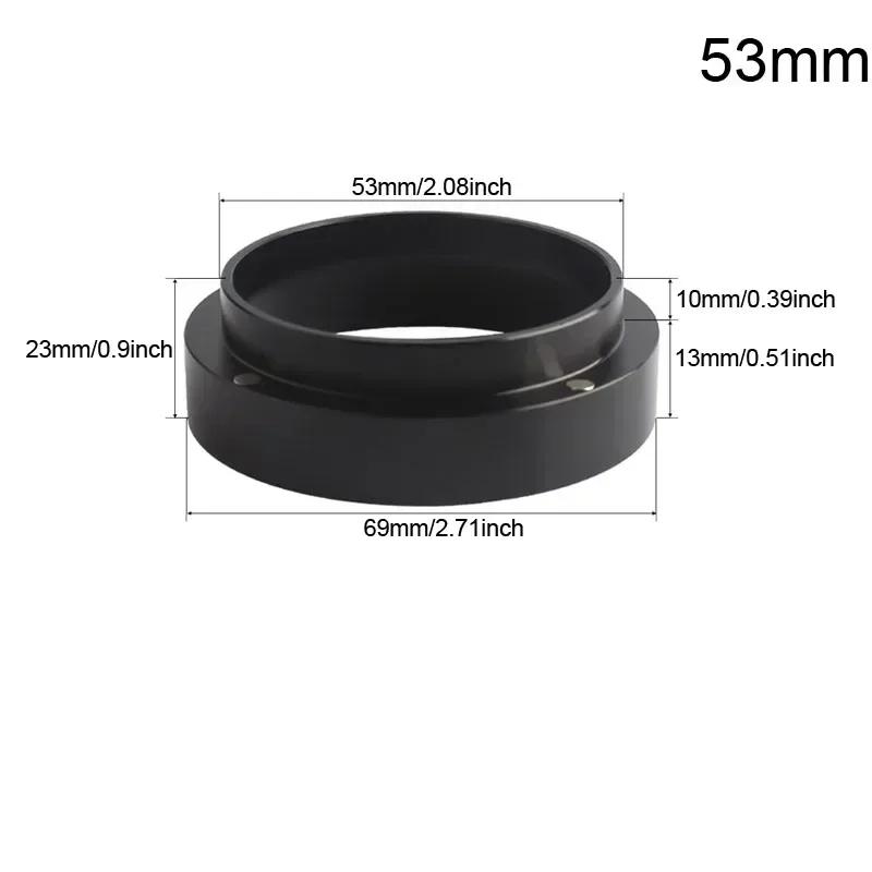 58/53/51MM Commercial Barista Tamper & Dosing Ring Kit | Aluminum Portafilter Accessories for Espresso Coffeeware Tools