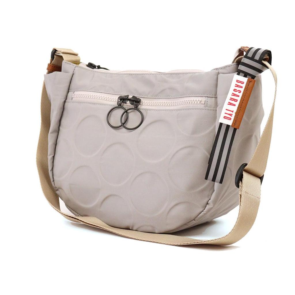 Basara Zeta Half-Moon Shoulder Bag, Water-Repellent, 1414819 (Gray (11))