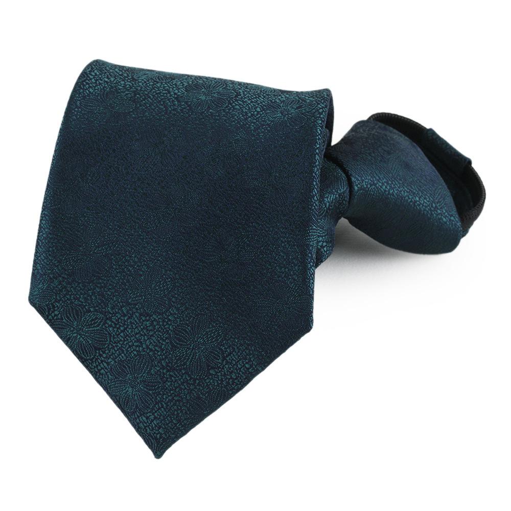 Lazy Tie Men'S Business Dress Wedding Shirt Zipper Knot-Free Navy Blue Burgundy Easily Pulled Men