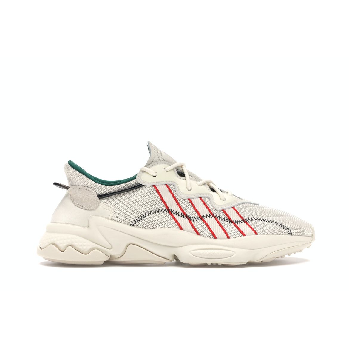 

Adidas Pusha T x Ozweego Crystal White Мужские кроссовки красные EH0242